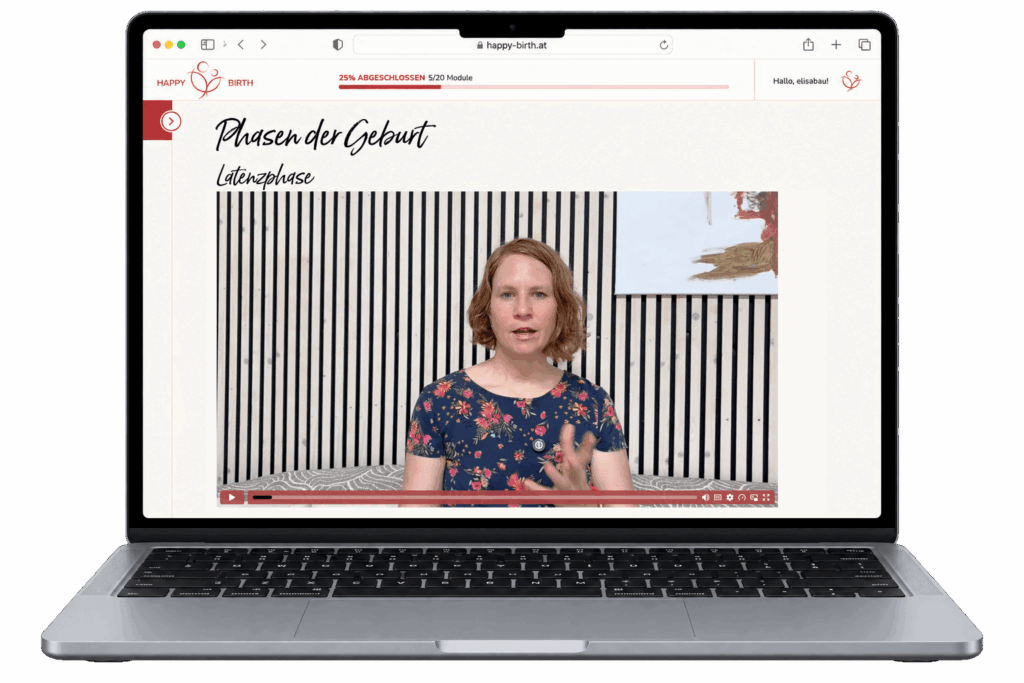 Screenshot des Online Kurs